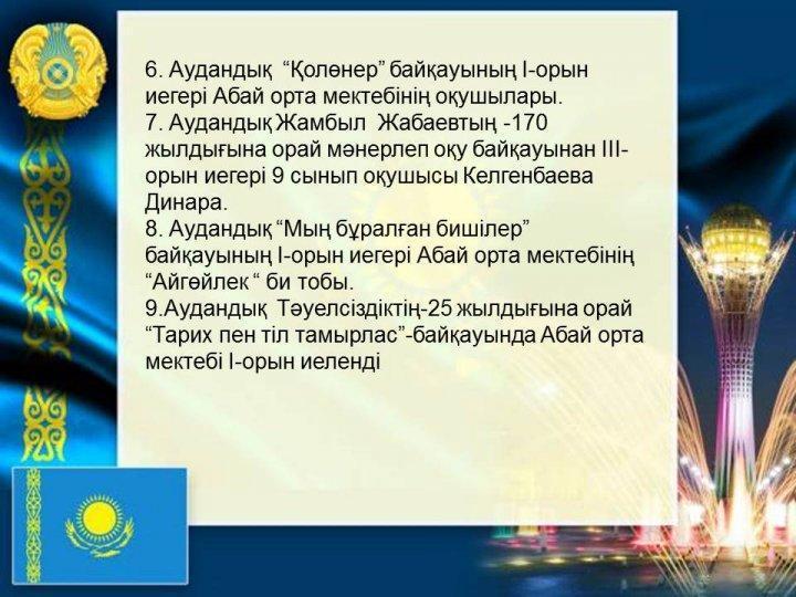 Мектеп жетістіктері